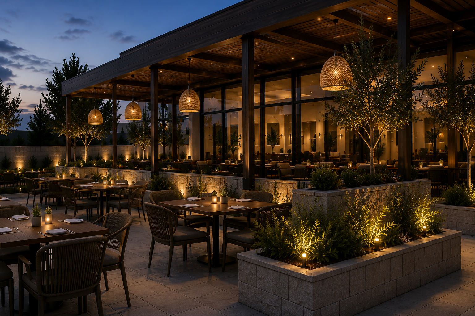 Tel Al Nasbeh dining atmosphere