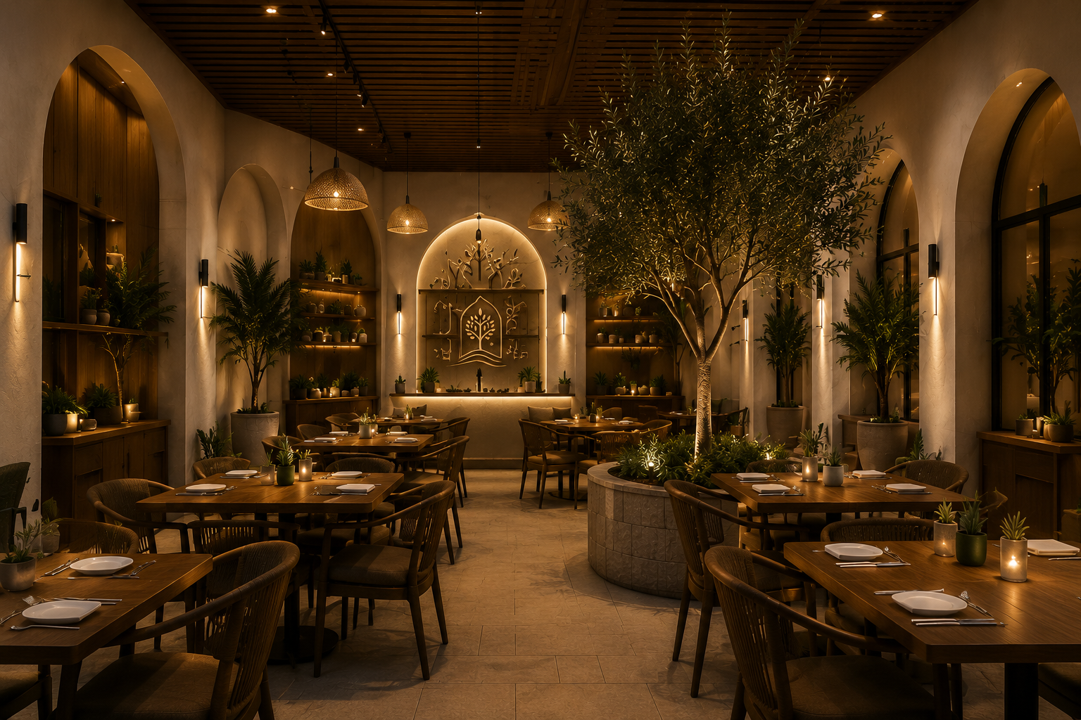 Restaurant interior concept