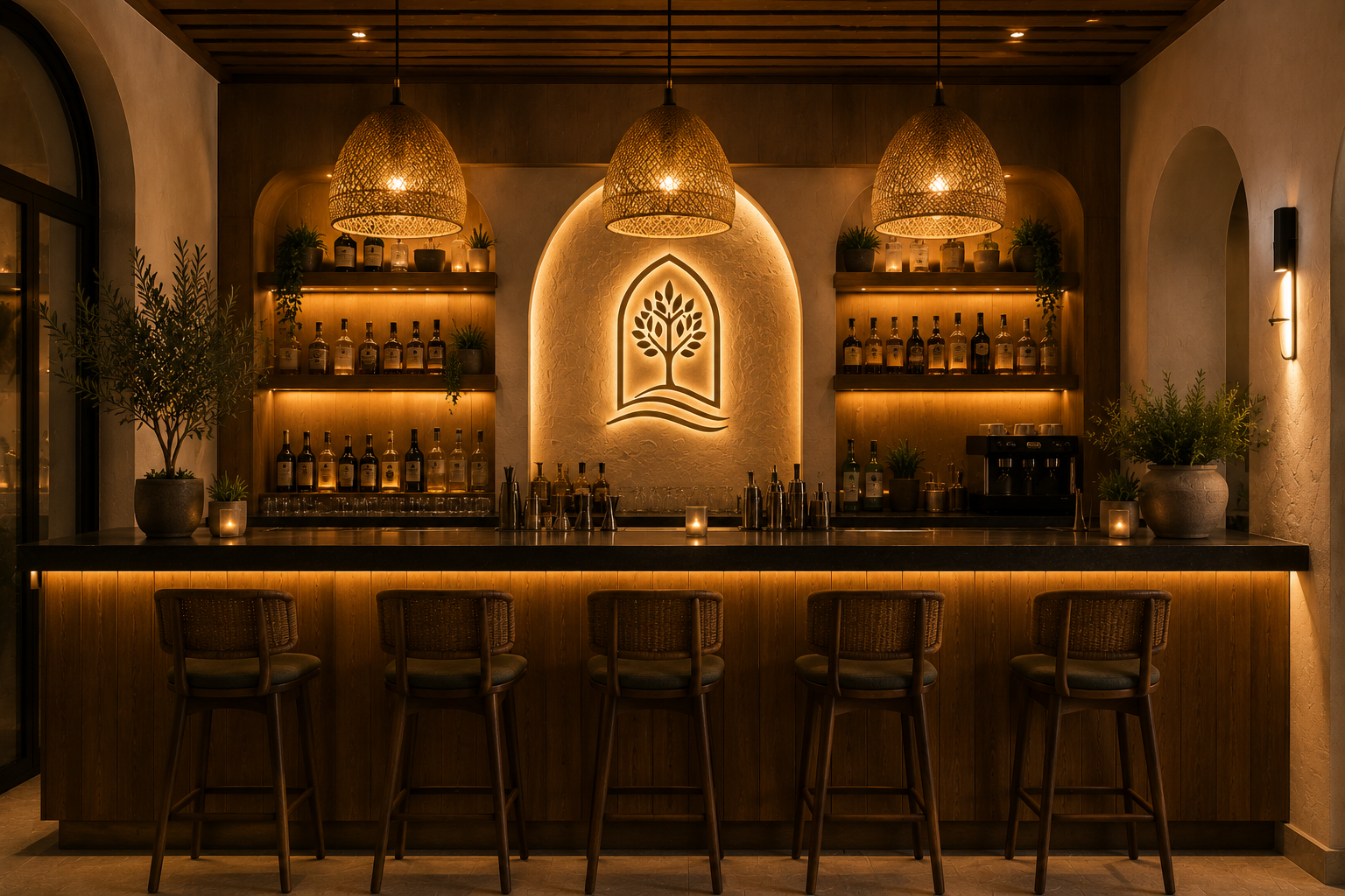 Restaurant and cafe presentation